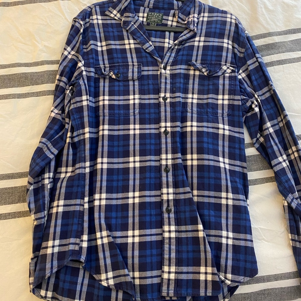 Mens j crew flannel